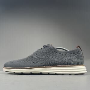 Cole Haan Original Grand StitchLite Men's 11 Gray Oxford Casual Dress Shoes EUC